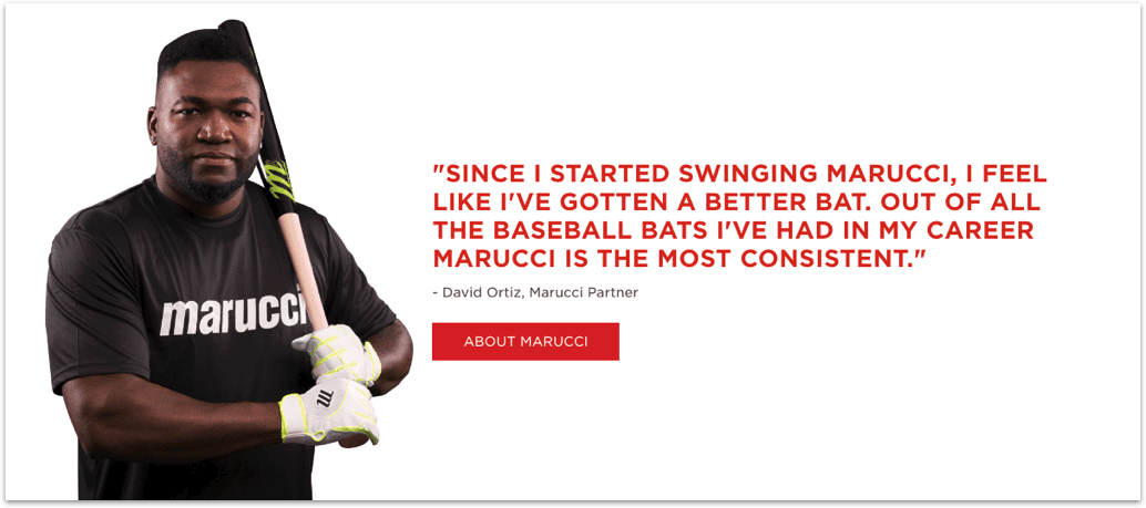 David Ortiz Marucci testimonial