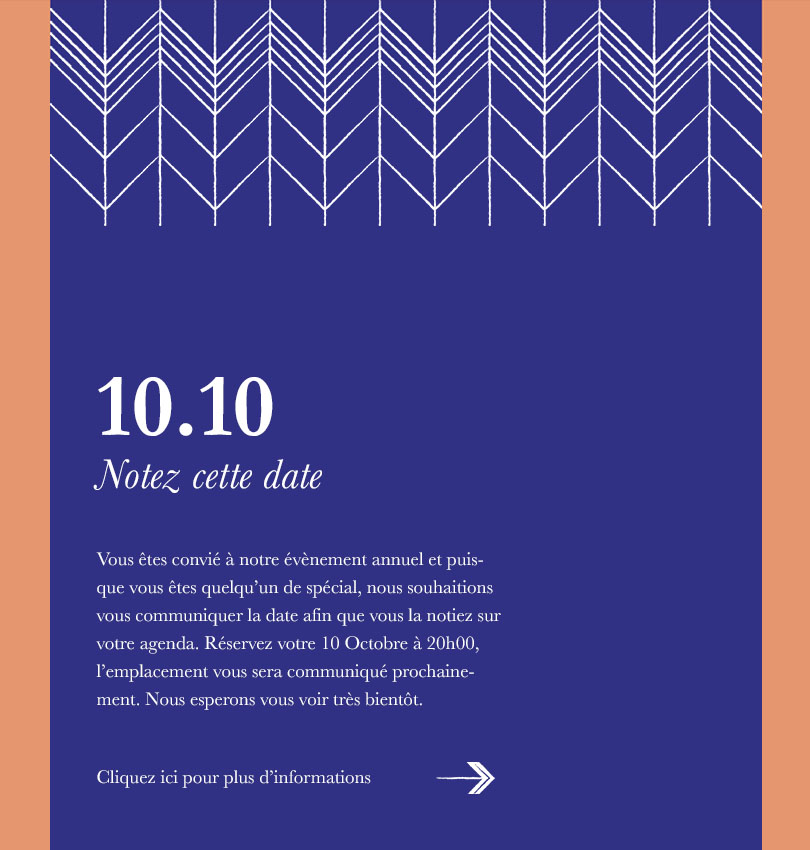 Pattern Invitation 1 template - Desktop